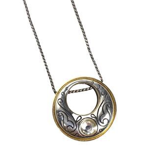 BRIGHTON Women’s Open Ring Pendant With Crystal